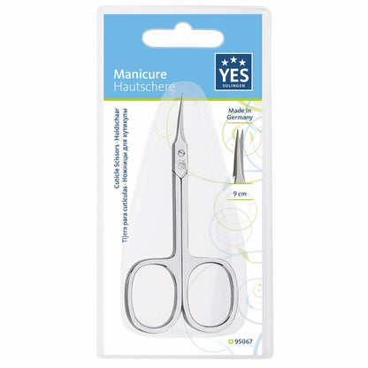 YES Solingen cuticle scissors tower tip – Length 9 cm