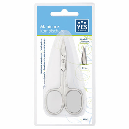 YES Solingen combination nail scissors – Length 9 cm