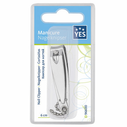 YES Solingen nail clippers with chain and file – Length 6 cm, view 2