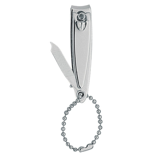 Tagliaunghie YES Solingen con catenella e lima – Lunghezza 6 cm