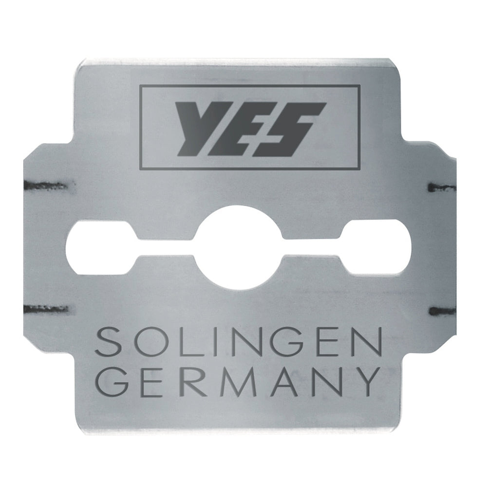 Paquete YES Solingen de 10 cuchillas para cepillo – Acero especial