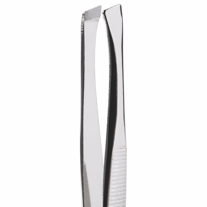 Pinza YES Solingen oblicua grande – Acero especial, niquelado