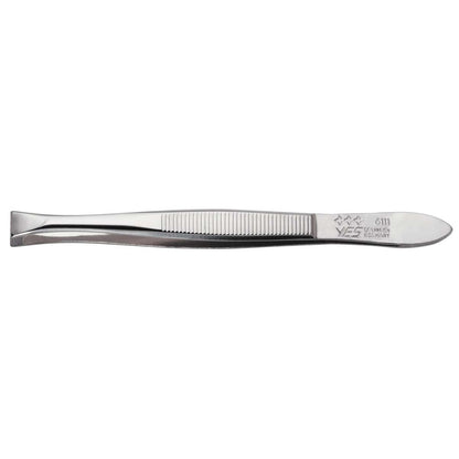 YES Solingen tweezers straight large – Special steel, nickel-plated