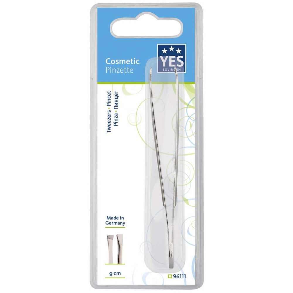 YES Solingen tweezers straight large – Length 9 cm