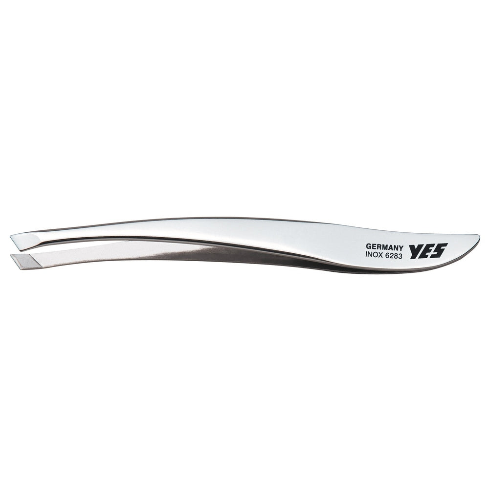 Pinzetta YES Solingen fashion Zetty inox obliqua argento – Acciaio speciale, inox, forma ergonomica