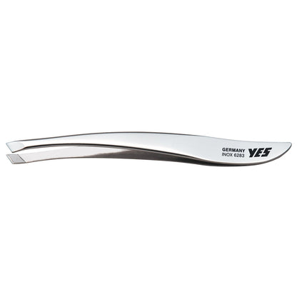 Pinzetta YES Solingen fashion Zetty inox obliqua argento – Acciaio speciale, inox, forma ergonomica