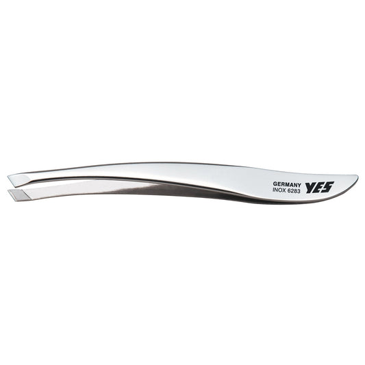 Pinzetta YES Solingen fashion Zetty inox obliqua argento – Acciaio speciale, inox, forma ergonomica