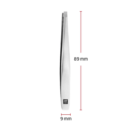 Премиальный пинцет для бровей ZWILLING из нержавеющей стали – Длина 9 см, вид 6