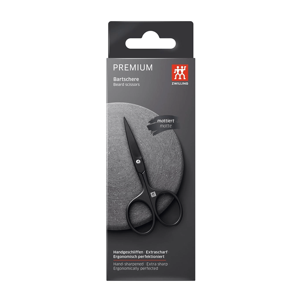 ZWILLING premium beard scissors made of stainless steel black – Hair care