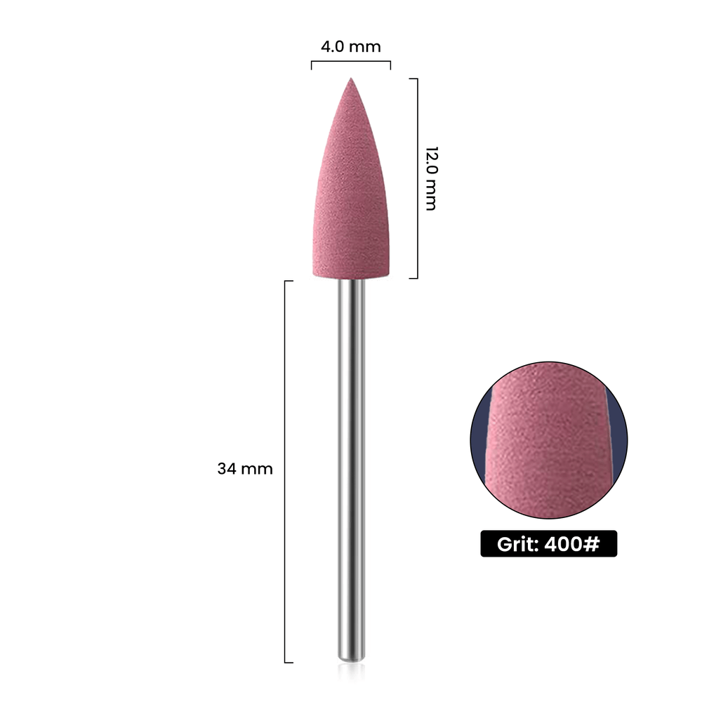 Polissoir à ongles en silicone rose – Soin des ongles, vue 2