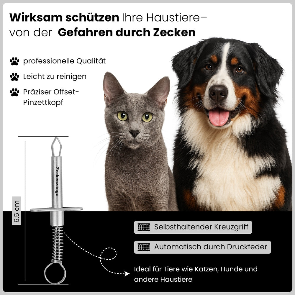 Pince à tiques avec étrier de maintien pour animaux – Soin des pieds, vue 6